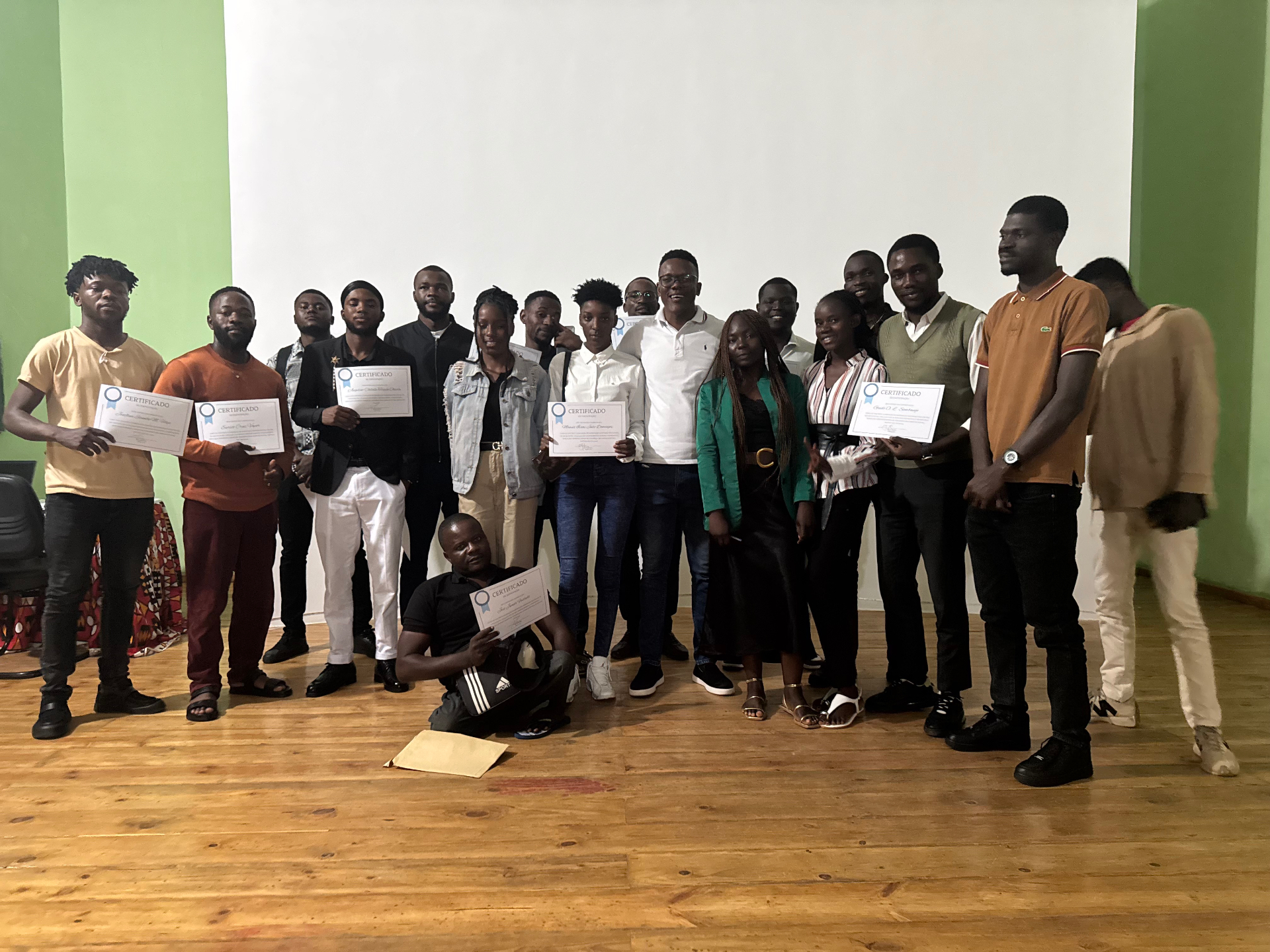Entrega de certificados — turma presencial